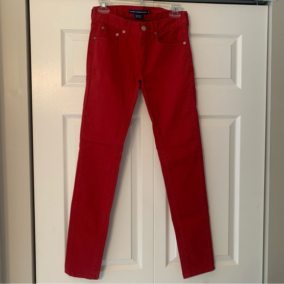 Polo Ralph Lauren Red Skinny Jeans - Picture 2 of 10